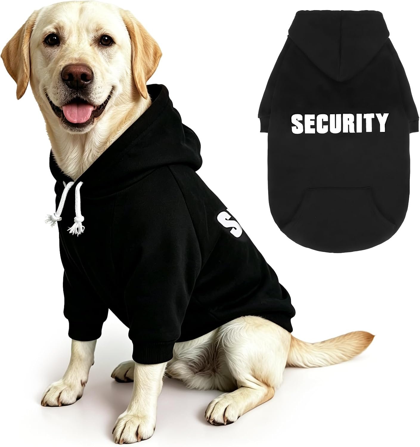 PUPTECK Security Dog Hoodie, Soft W...