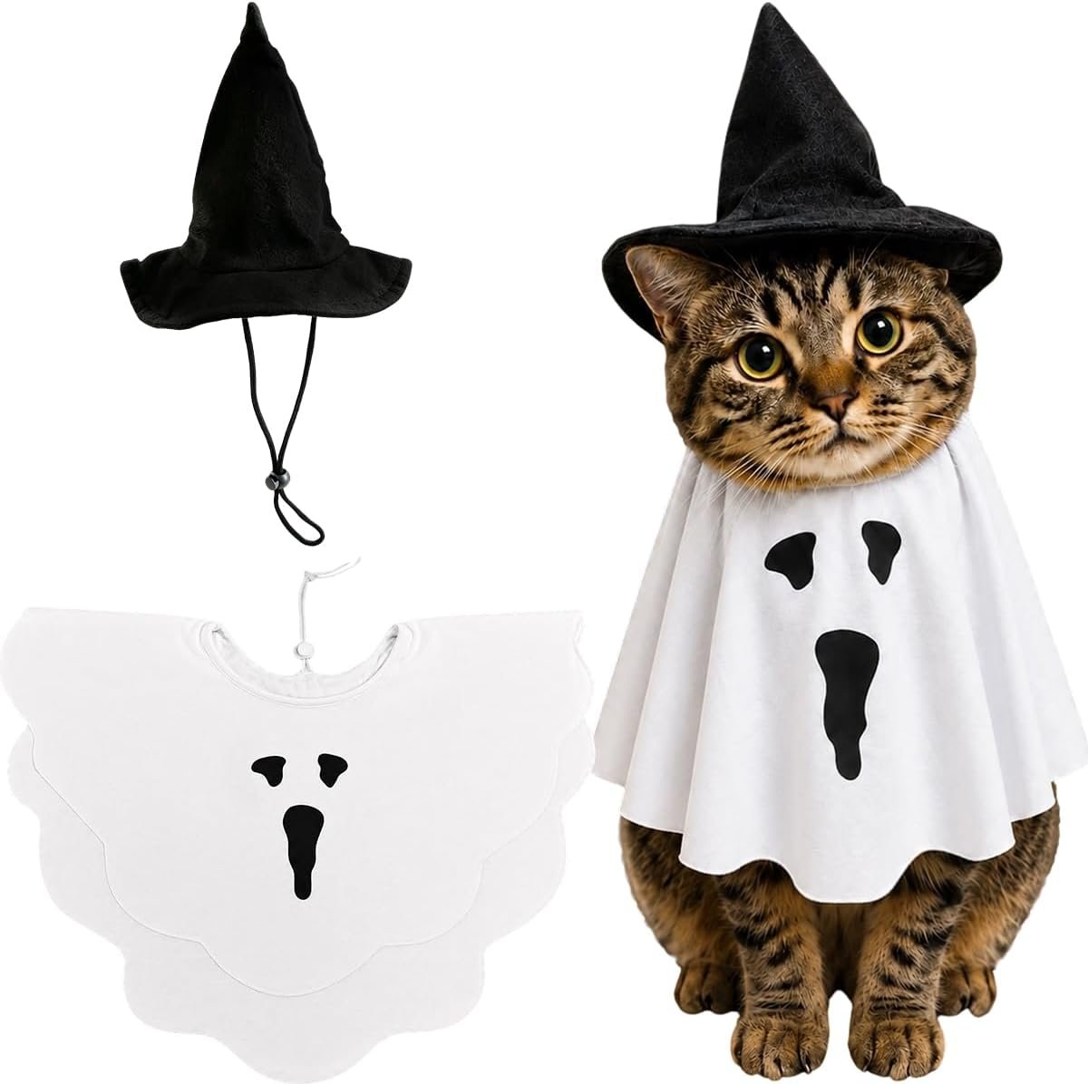 Piemow Cat Halloween Costumes, Ghos...