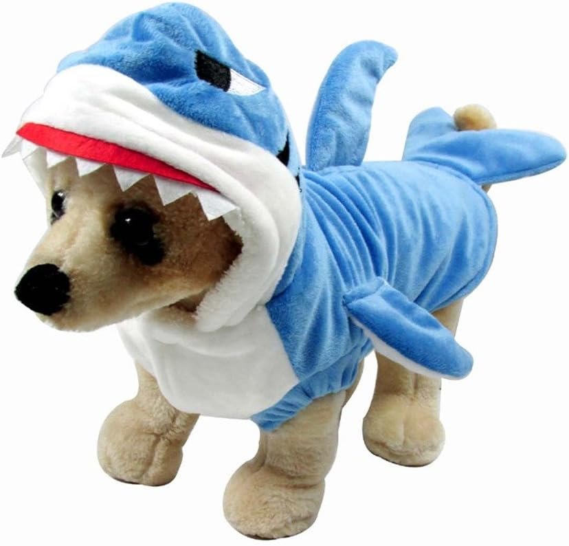 Funny Dog Cat Shark Costumes,Adorab...