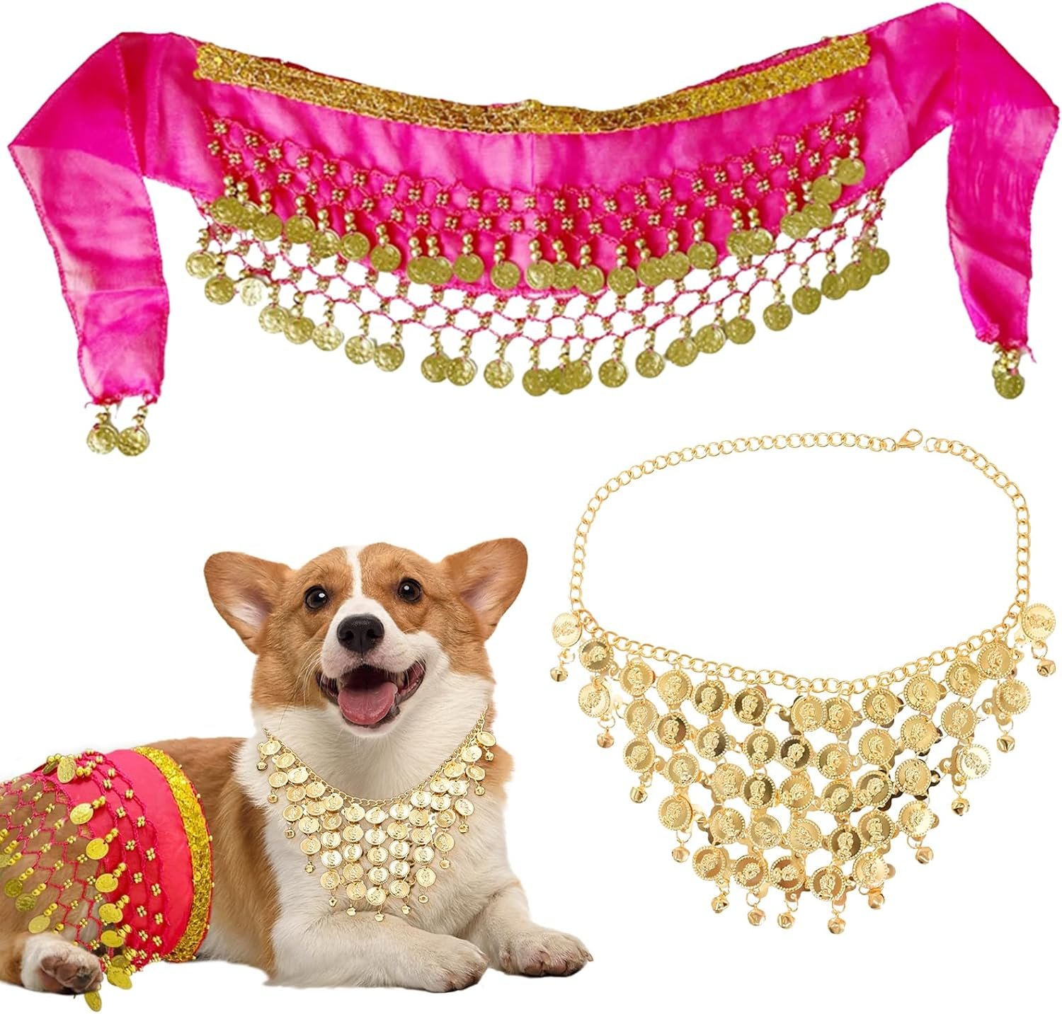 Dog Costumes – Sequin Necklac...