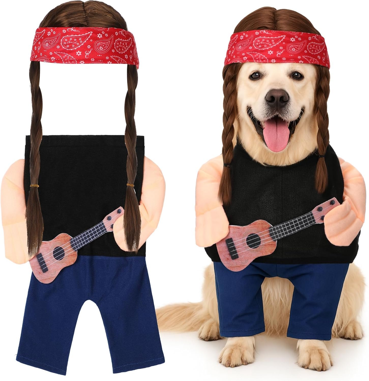 Huhumy Halloween Country Singer Dog...