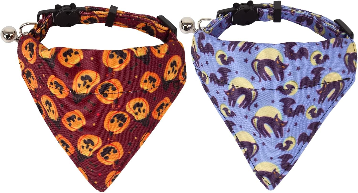 ADOGGYGO Halloween Cat Collar Break...