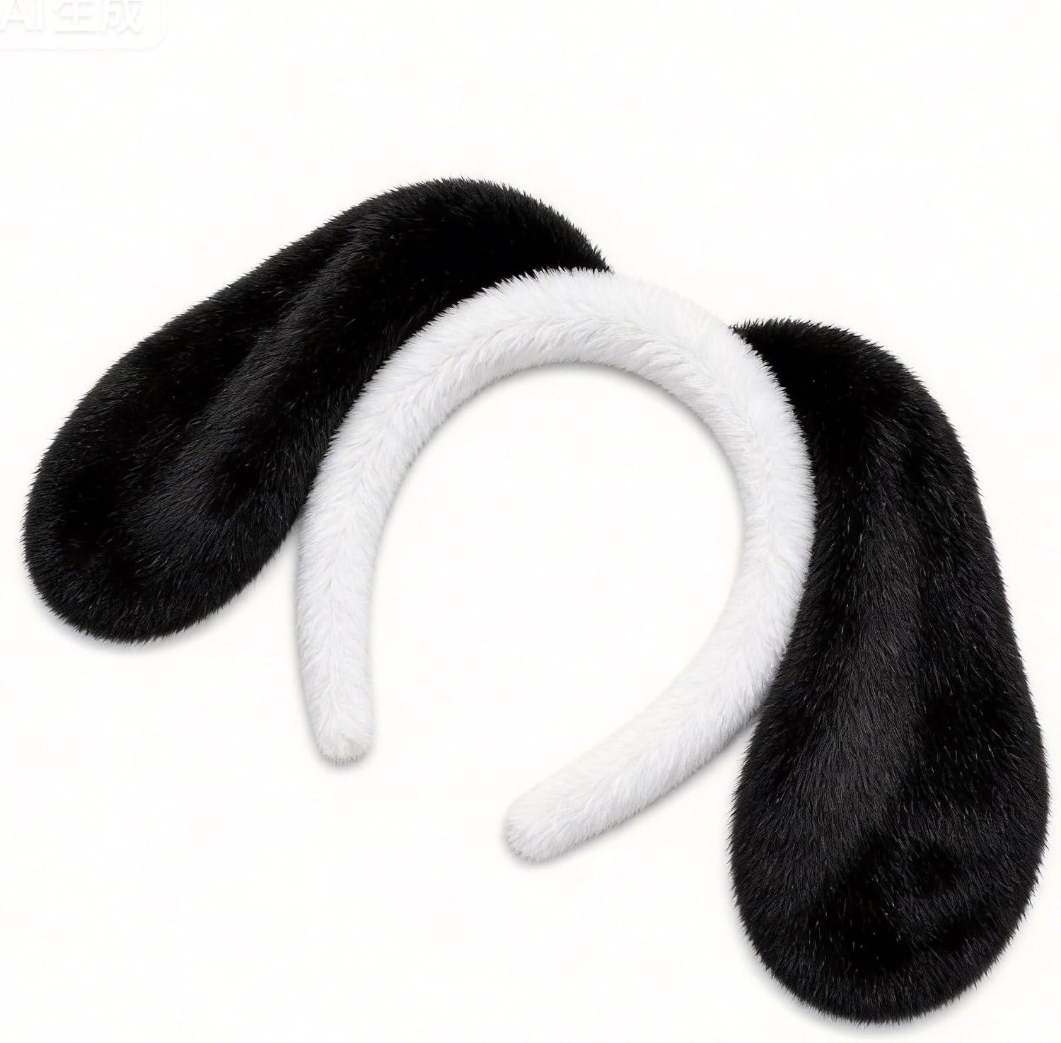 6PCS Puppy Dog Costume Set for Adults, Puppy Dog Ears Headband, Paw Gloves, Dog Nose, Tail, Bow Tie & Bell Collar, Halloween Dog Cosplay Costume Accessories - Image 6