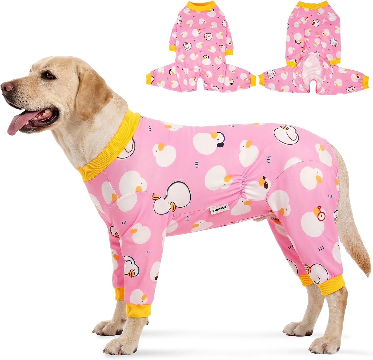 FUAMEY Duck Pattern Dog Costumes Pa...