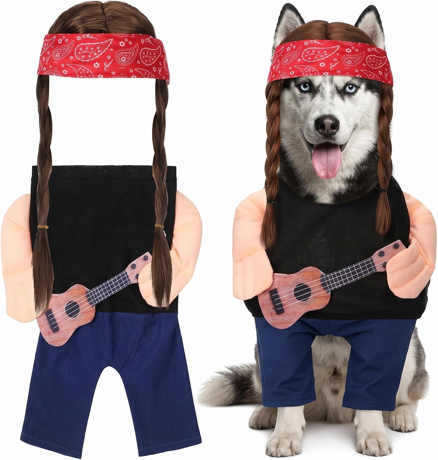 Huhumy Halloween Country Singer Dog...