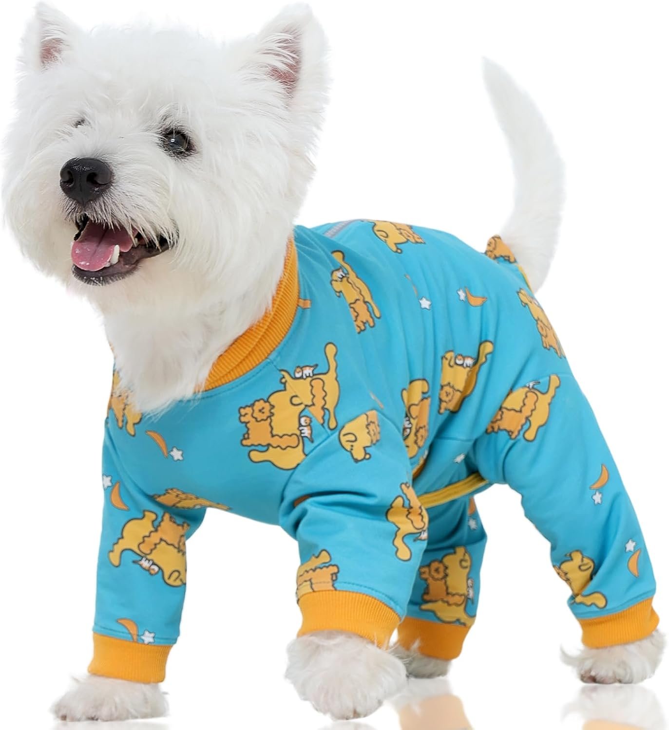FUAMEY Dog Pajama Full Body, Shed D...