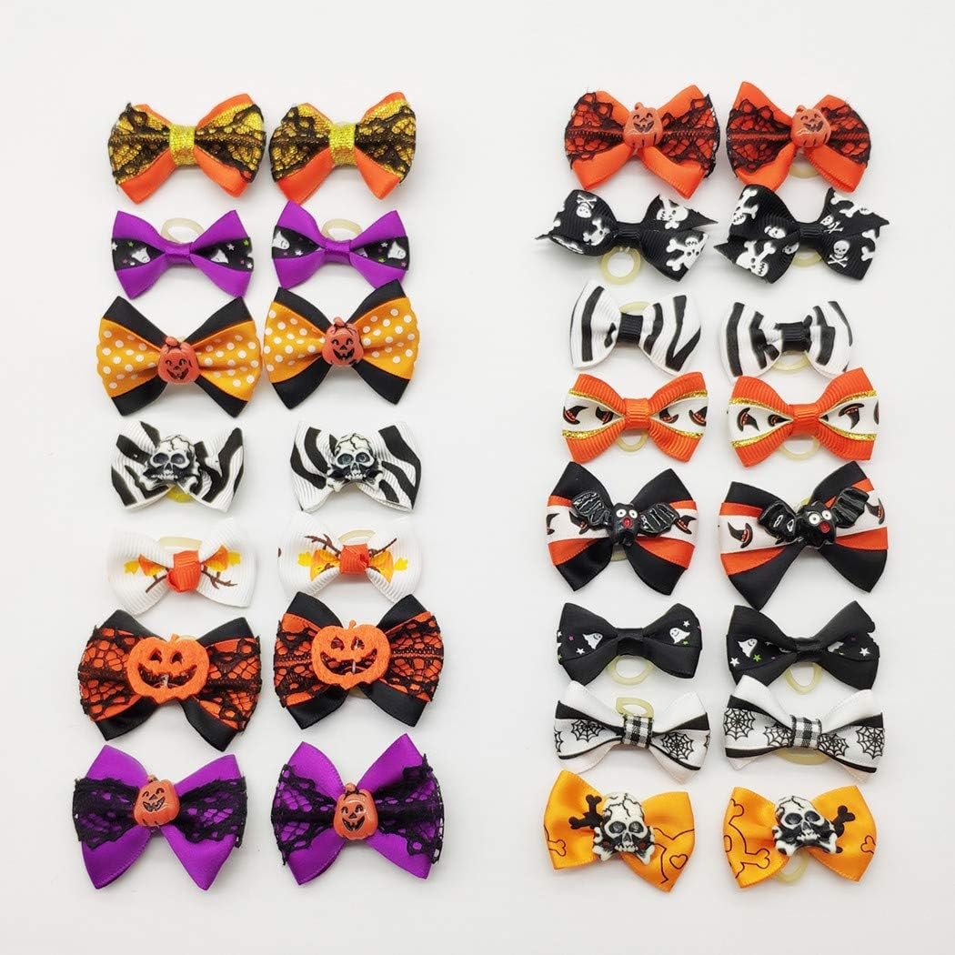 24pcs/12pairs Rhinestone Skull Pet ...