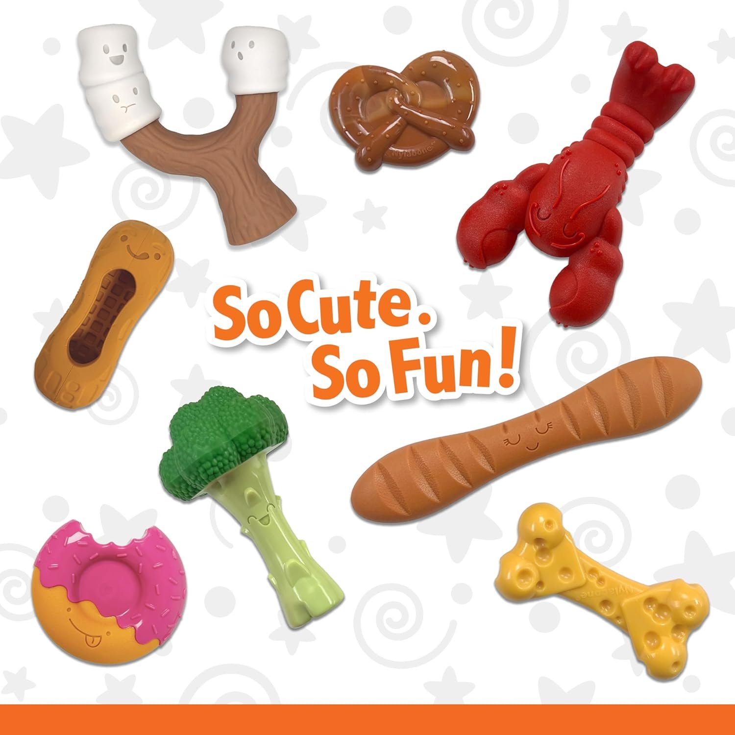 Nylabone Donut Power Chew Toy for Dogs, Dog Toys for Aggressive Chewers, Bacon Glazed Flavor, Large Dogs - Up to 50 lbs, 1 Count - Image 9