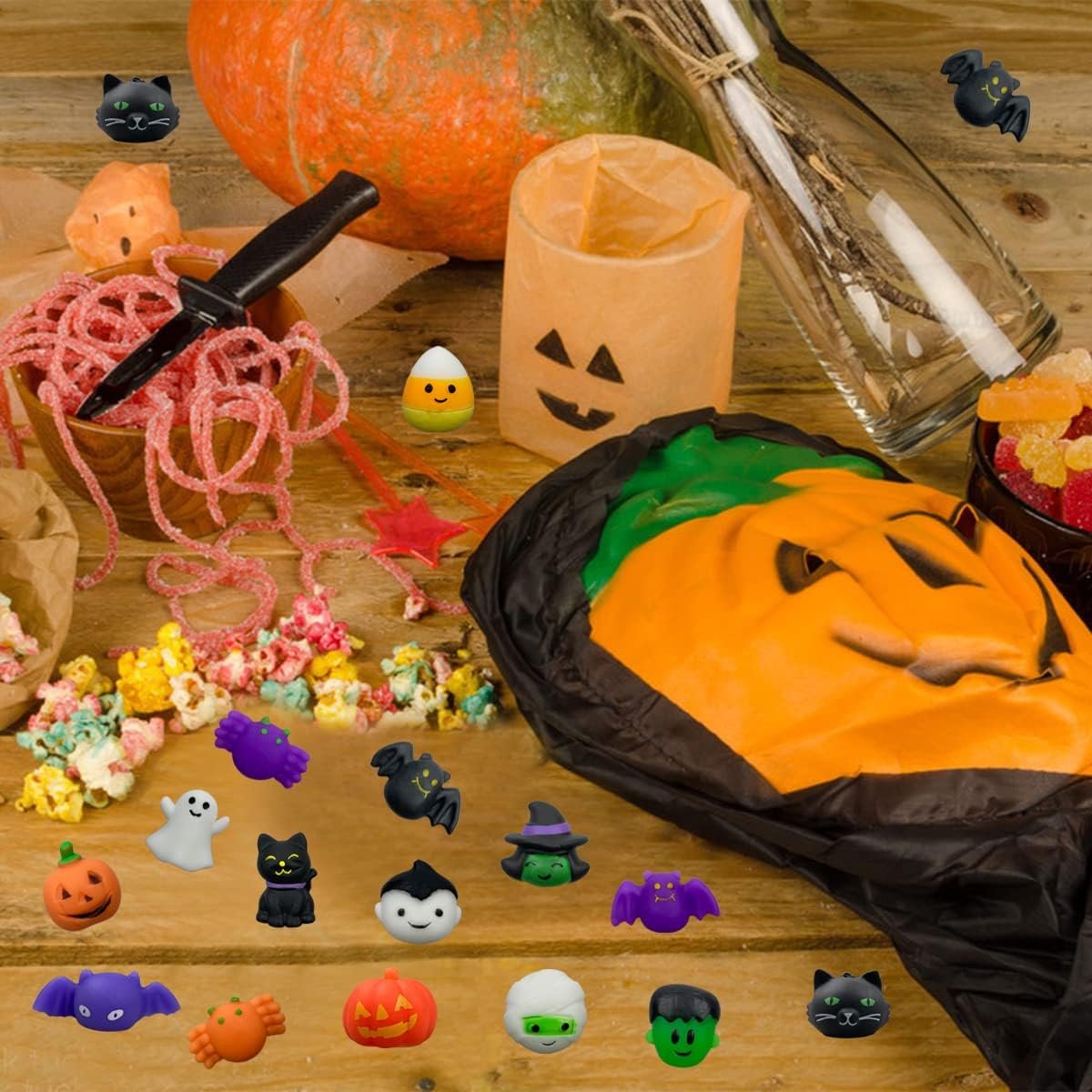 Jofan 36 PCS Halloween Mochi Squishy Toys Squishies for Kids Girls Boys Halloween Party Favors Halloween Treat Bags Gifts - Image 5