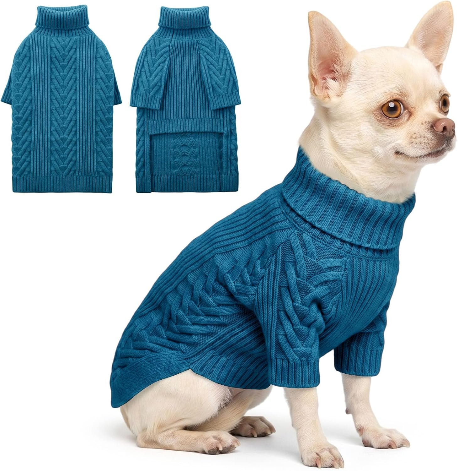 ASENKU Dog Sweater for Small Dogs, ...