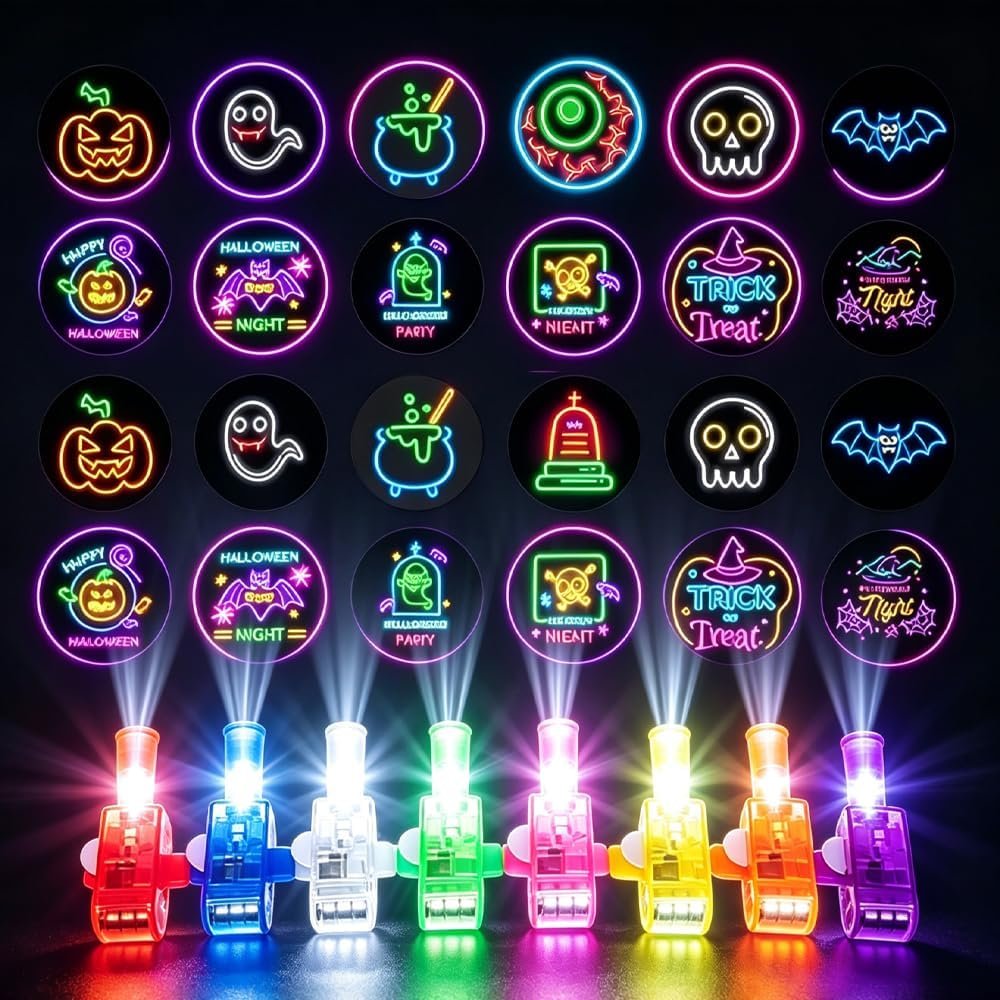 24 PCS Halloween Finger Lights Part...