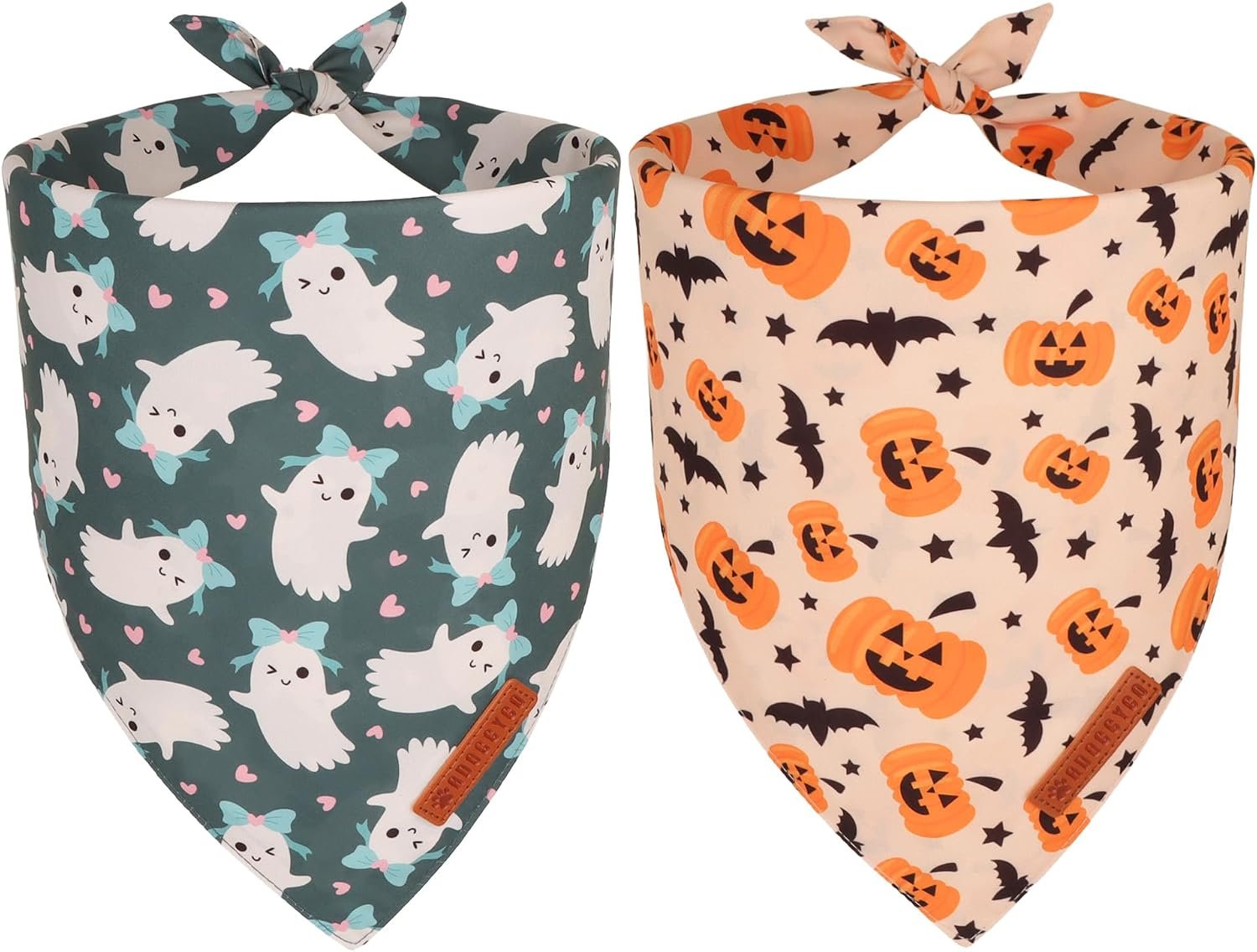 ADOGGYGO Halloween Dog Bandanas Gir...