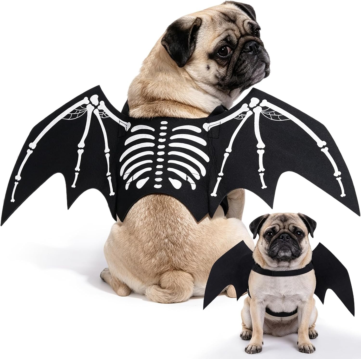 Dog Halloween Bat Costumes Medium
