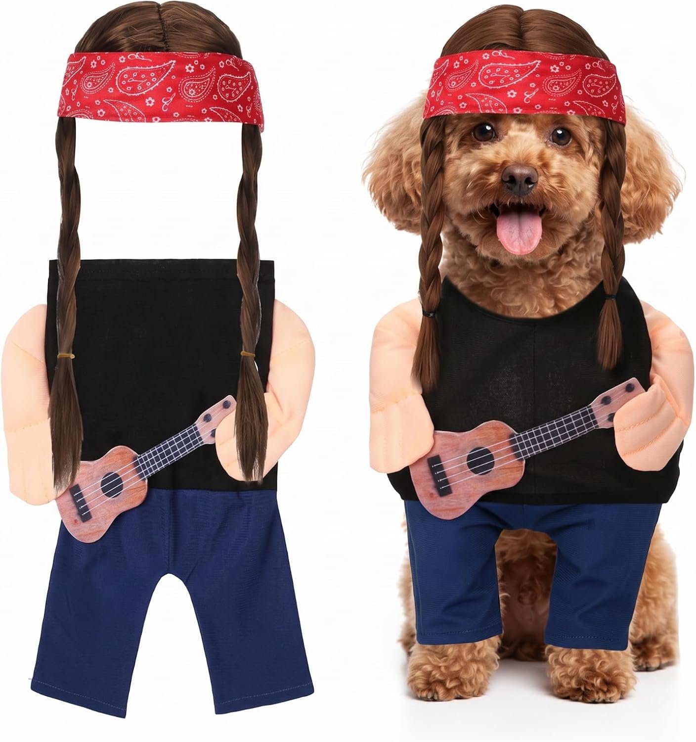 Huhumy Halloween Country Singer Dog...