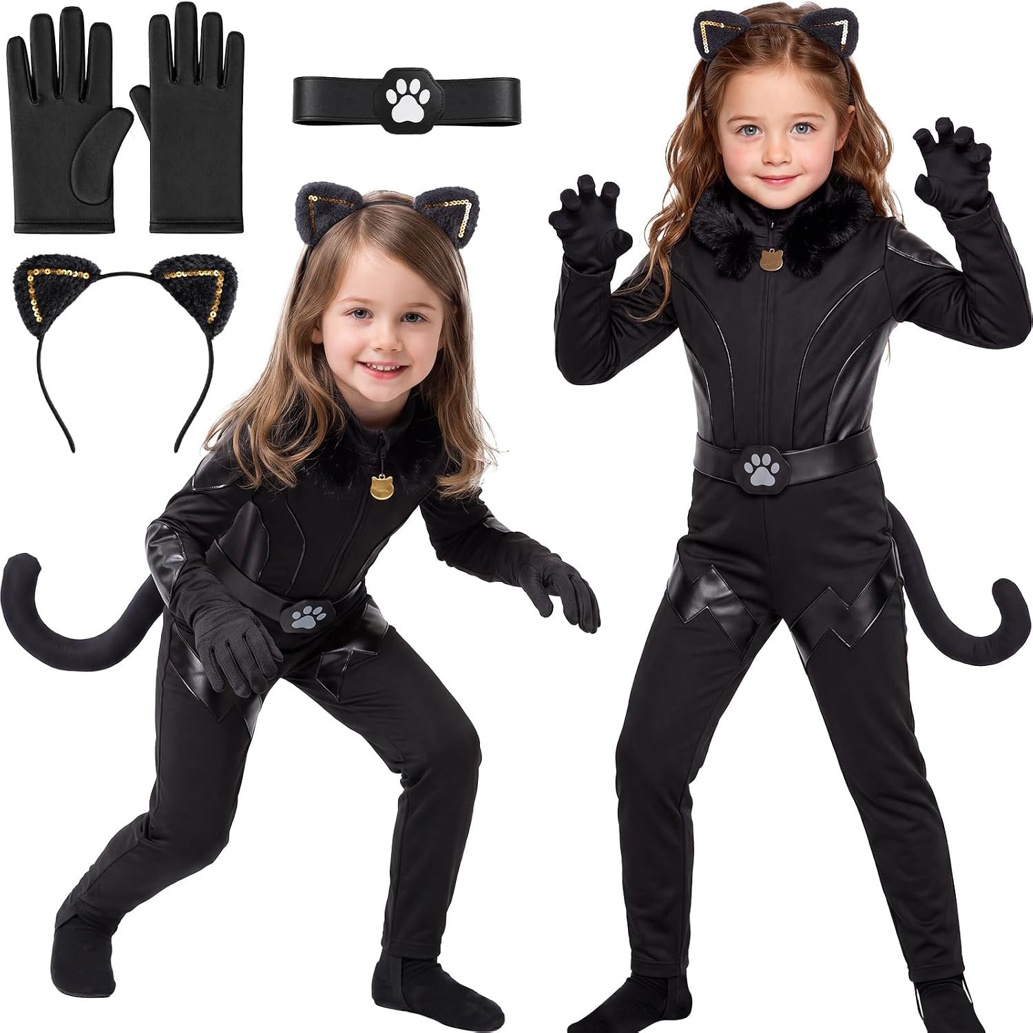 GIFTINBOX Black Cat Costume for Gir...