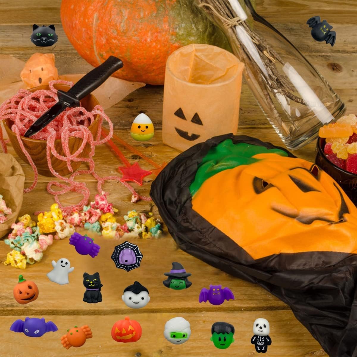 72 PCS Halloween Mochi Squishy Toys Squishies Halloween Toys for Kids Girls Boys Halloween Party Favors Halloween Treat Bags Gifts - Image 5