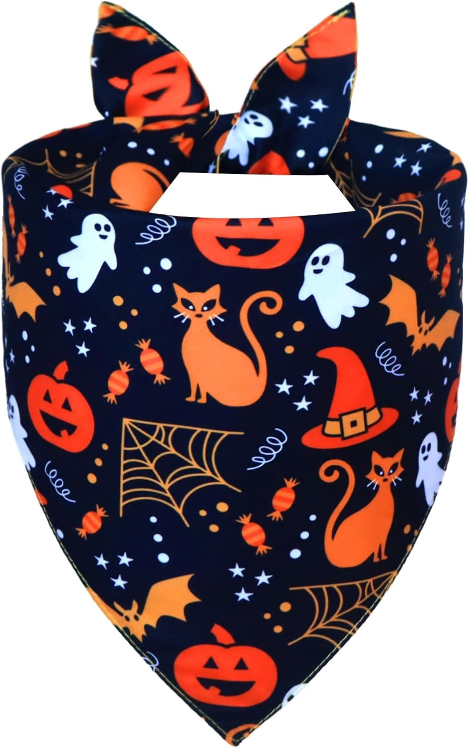 Halloween Dog Bandana for Large Dog...