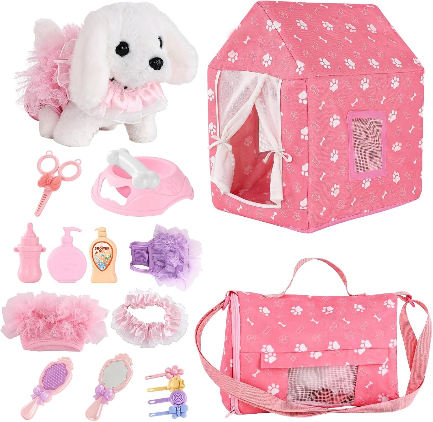 Robot Dog Toys for Girls Age 3-8, P...