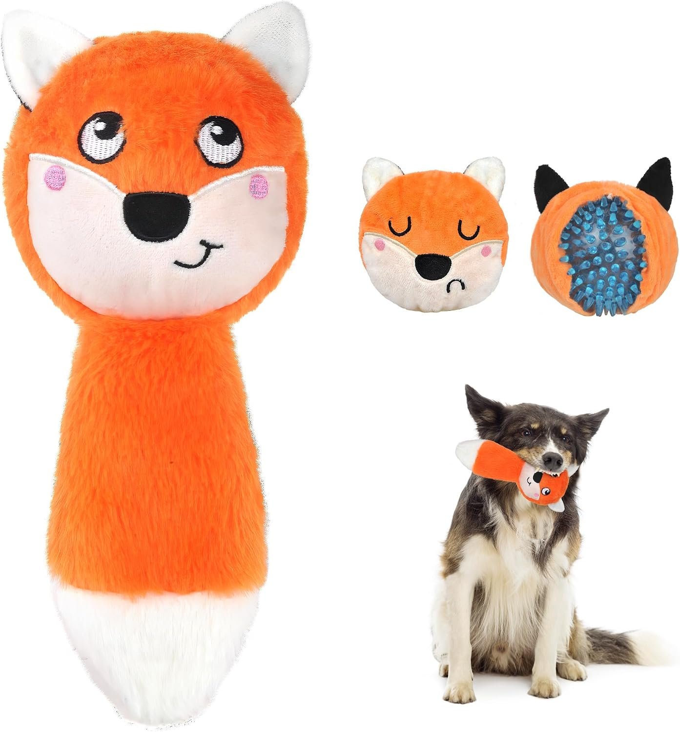 Fida Squeaky Dog Toys for Aggressiv...