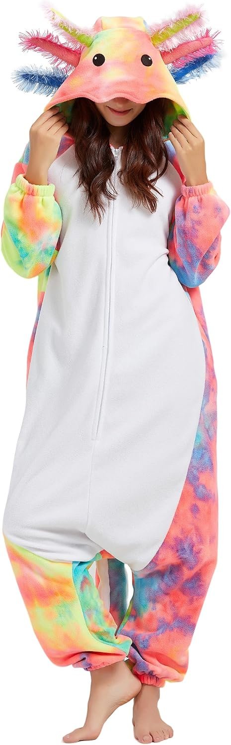 DELEY Unisex Axolotl Costume Adult ...