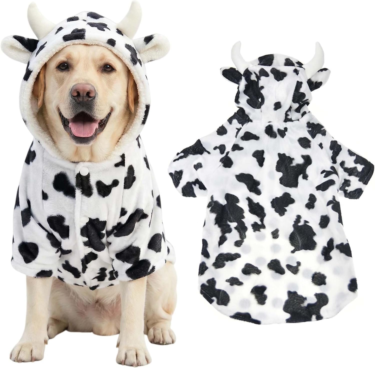 FLAdorepet Halloween Dog Cow Costum...
