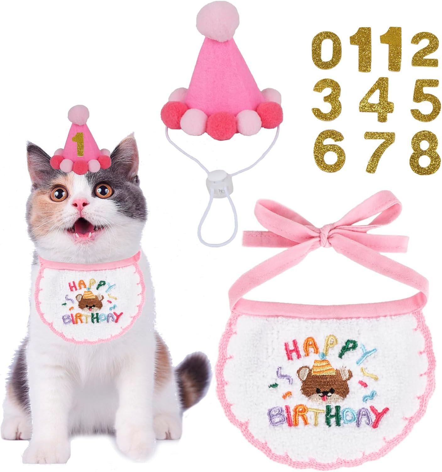 PTDECOR Cat Birthday Party Supplies...