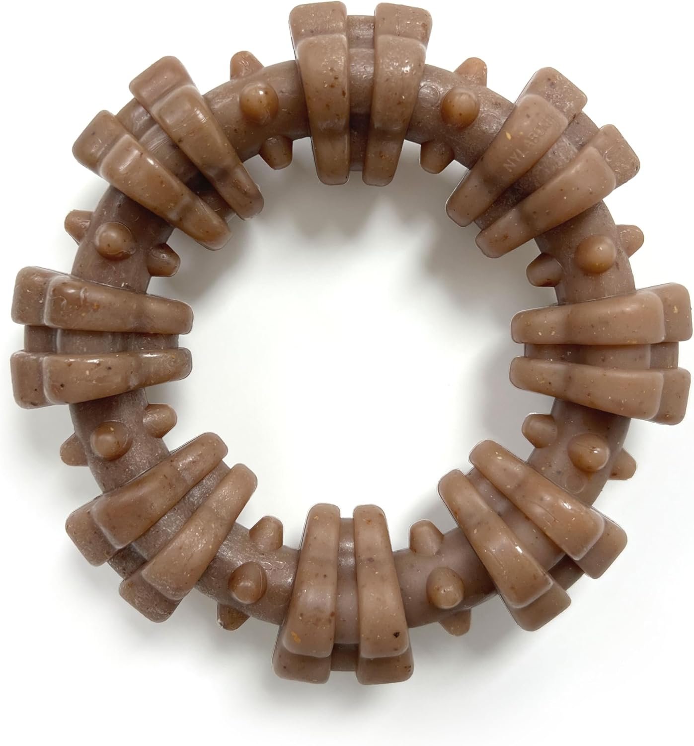 Nylabone Strong Chew Ring Dog Toy, Chew Toy Made with Real Beef & Chicken - Image 8