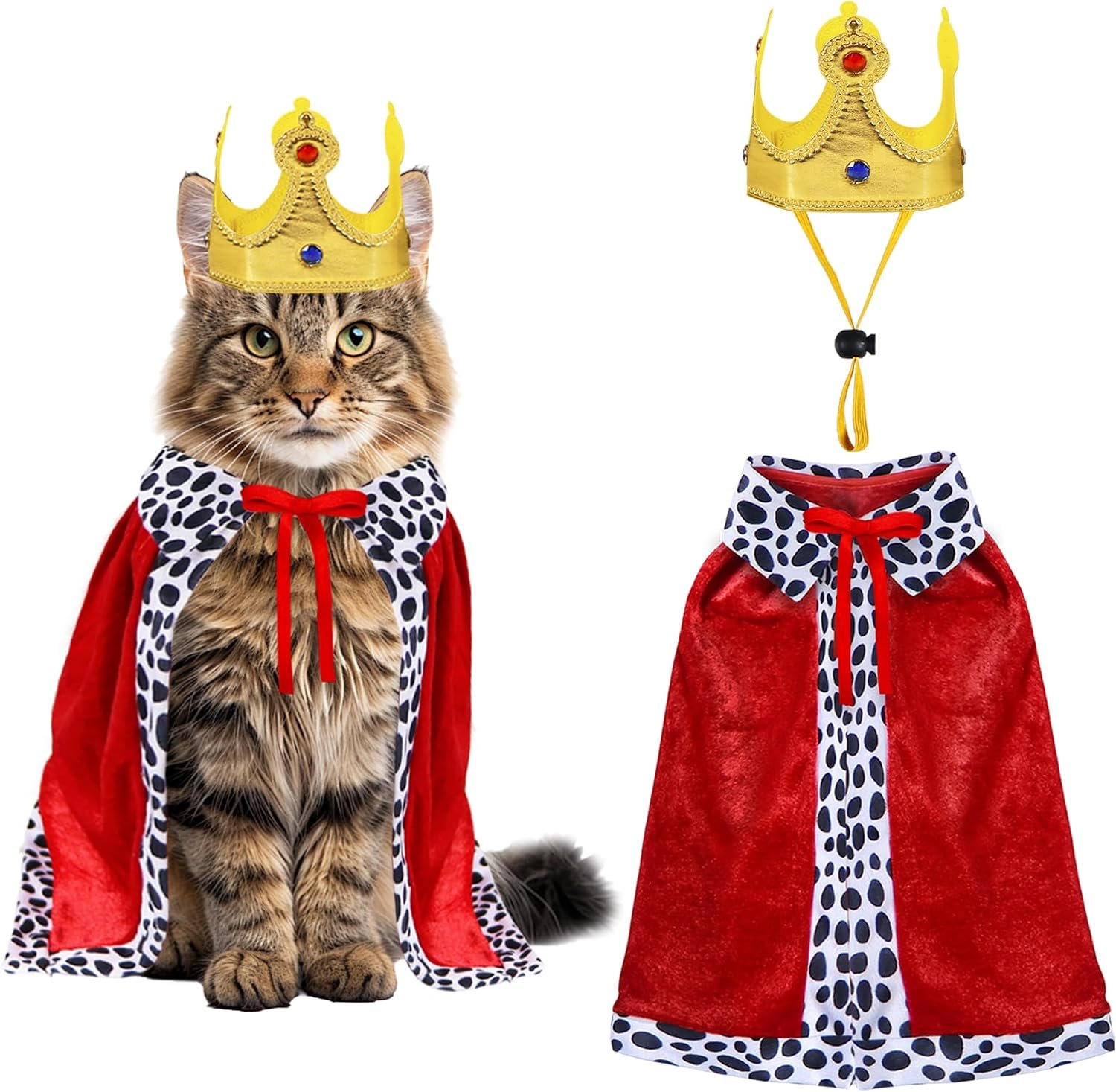 GOYOSWA Cat Halloween Costumes, Pet...