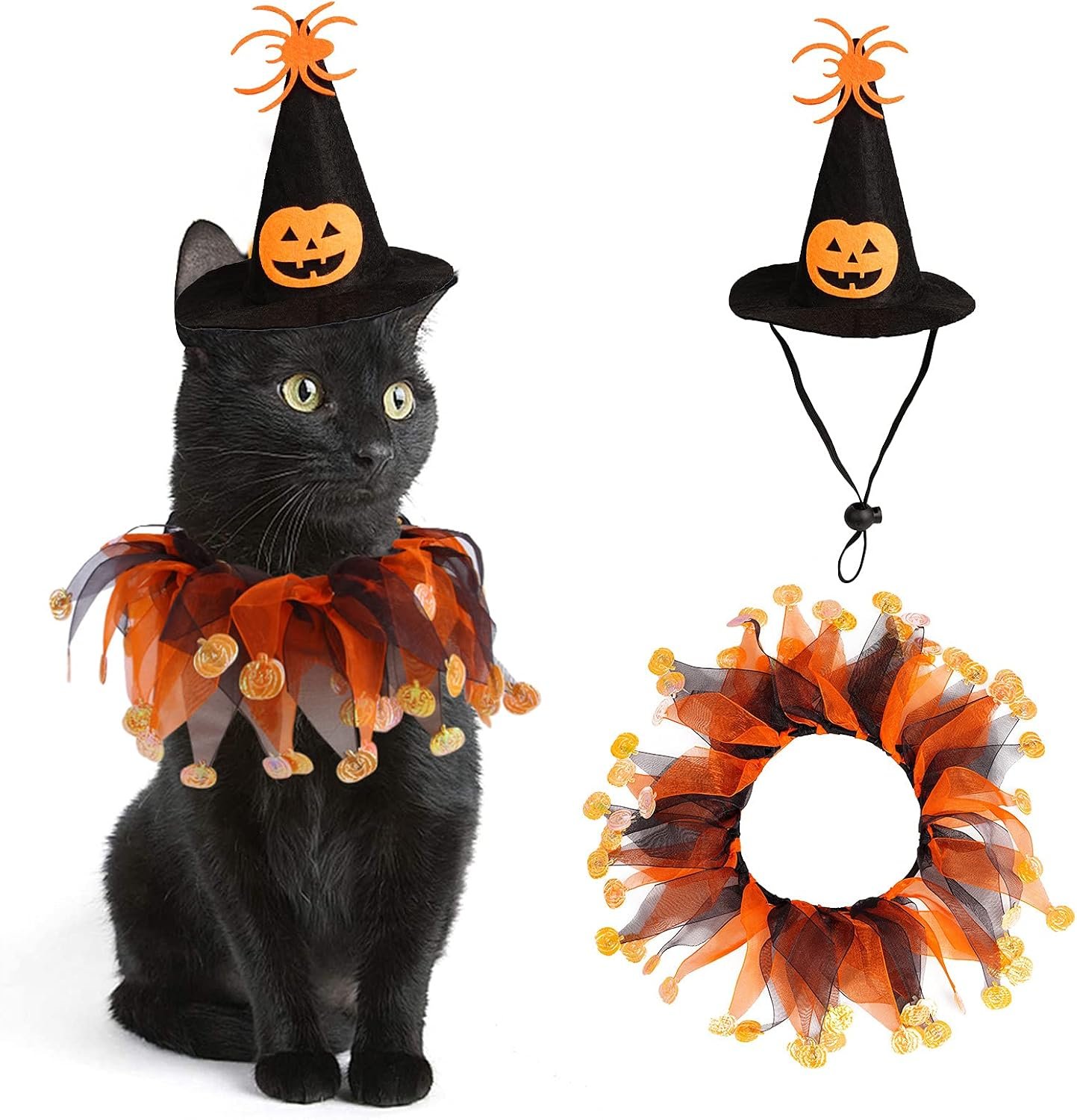 Cat Witch Halloween Costume Suit, H...