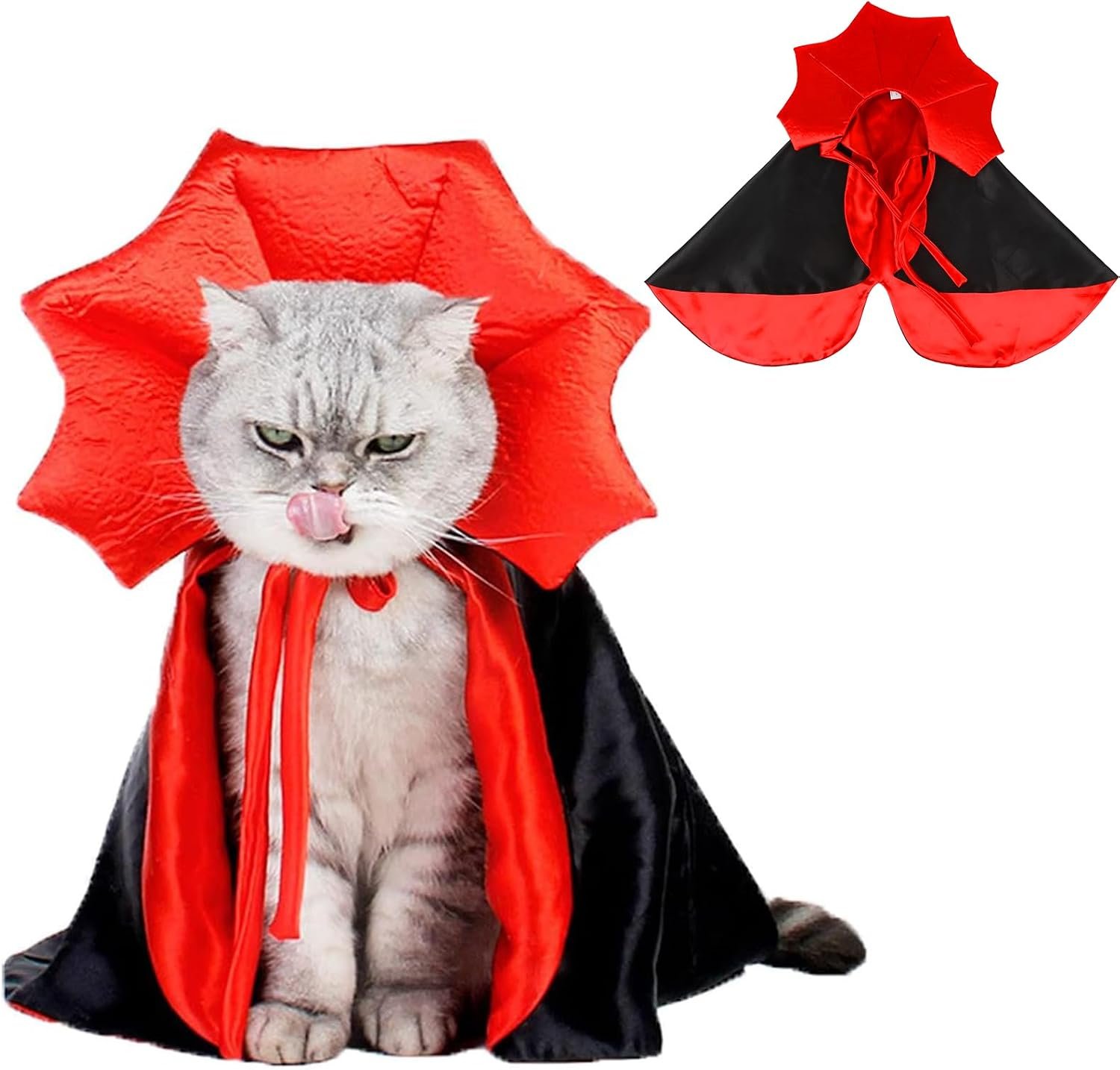 FOIMAS Dog Cat Halloween Costume,Va...