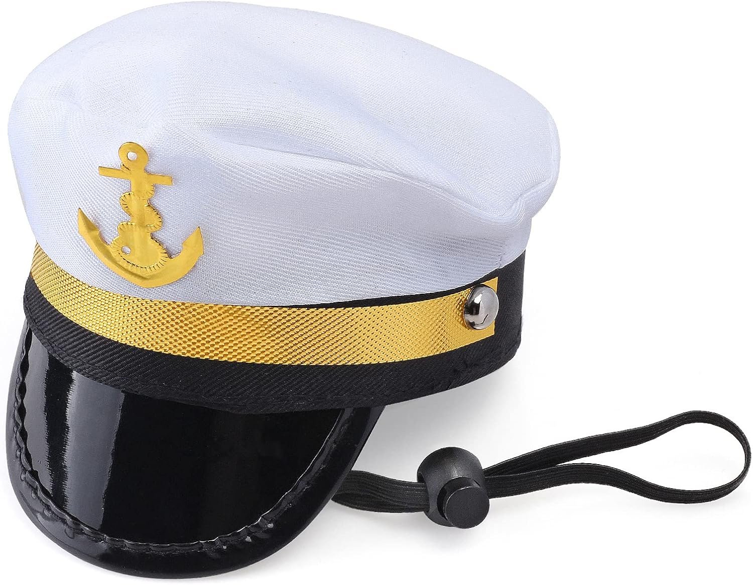 Yewong 3 Pieces Pet Hat Pet Sailor Captain Hat Cowboy Hat Witch Hat Dog Cat Pet Costume Hat for Halloween Party Photo Props Supplies - Image 3