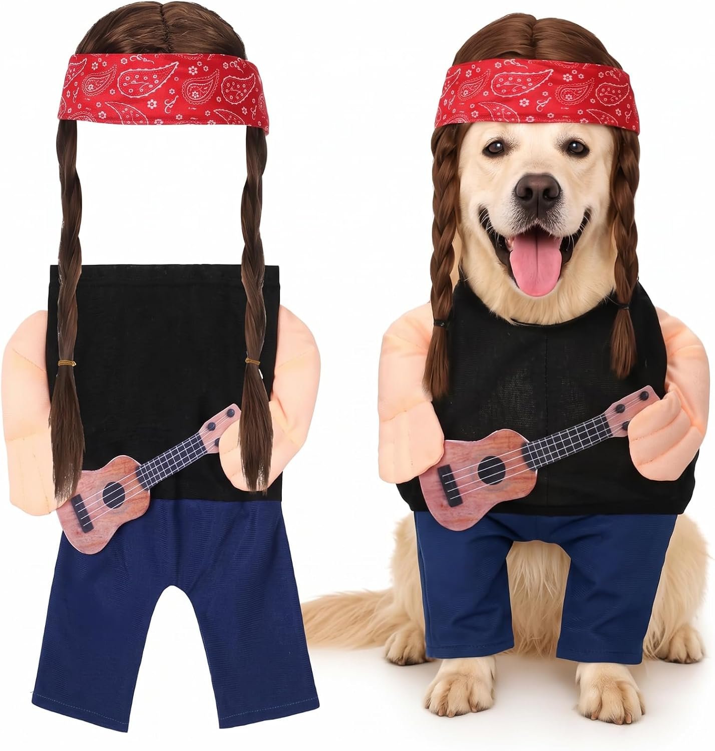 Huhumy Halloween Country Singer Dog...