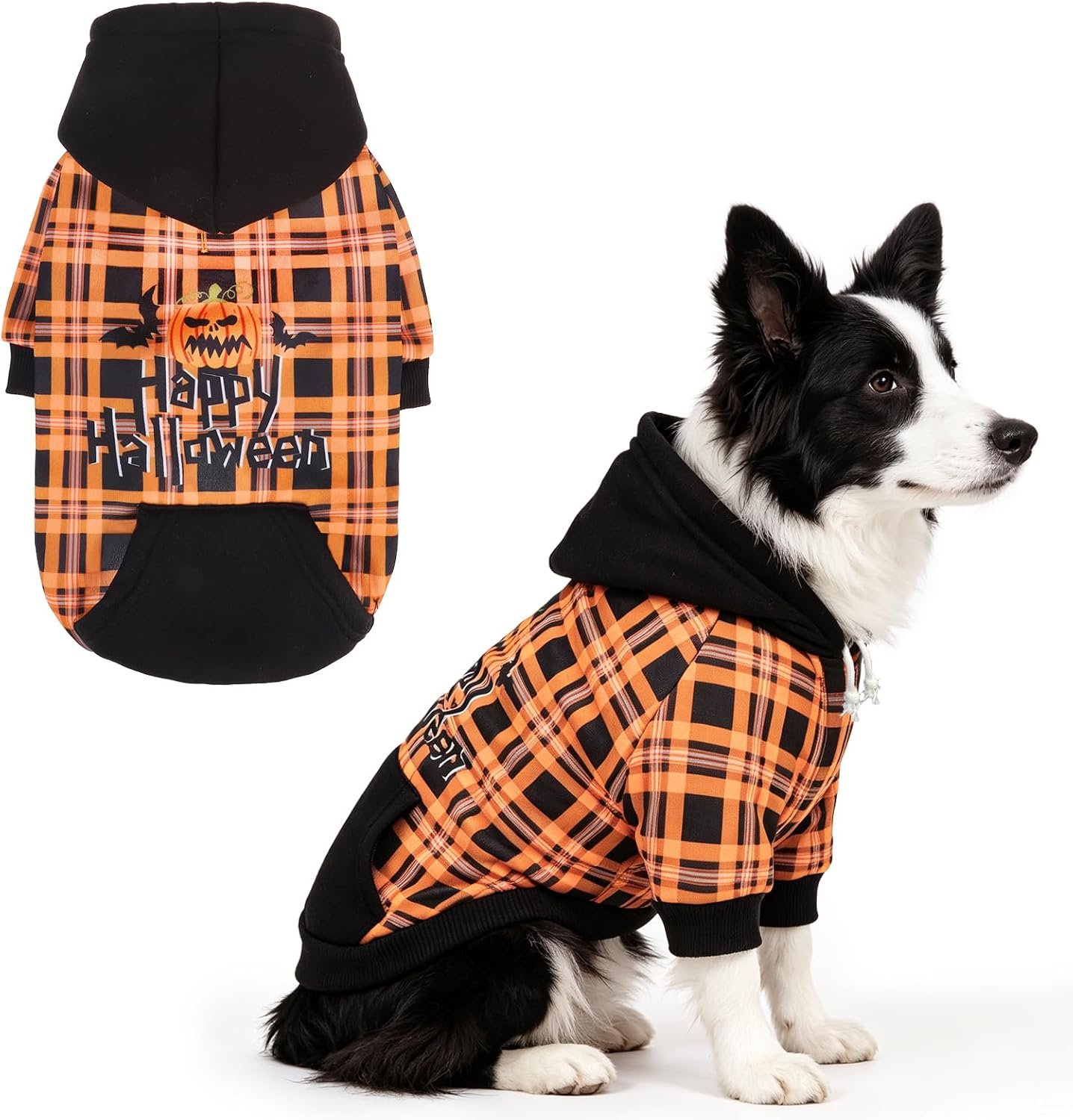 PUPTECK Halloween Dog Hoodie Fall P...