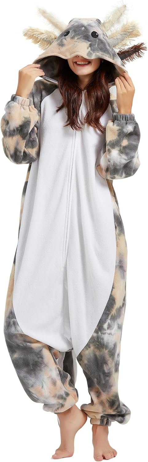 DELEY Unisex Axolotl Costume Adult ...
