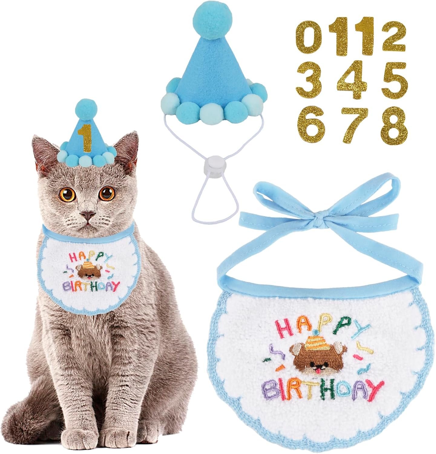 PTDECOR Cat Birthday Party Supplies...