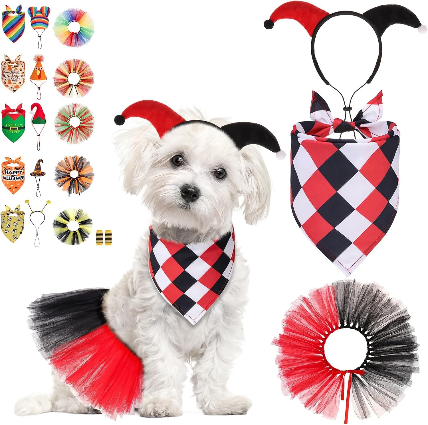 SCENEREAL Small Dog Halloween Costu...