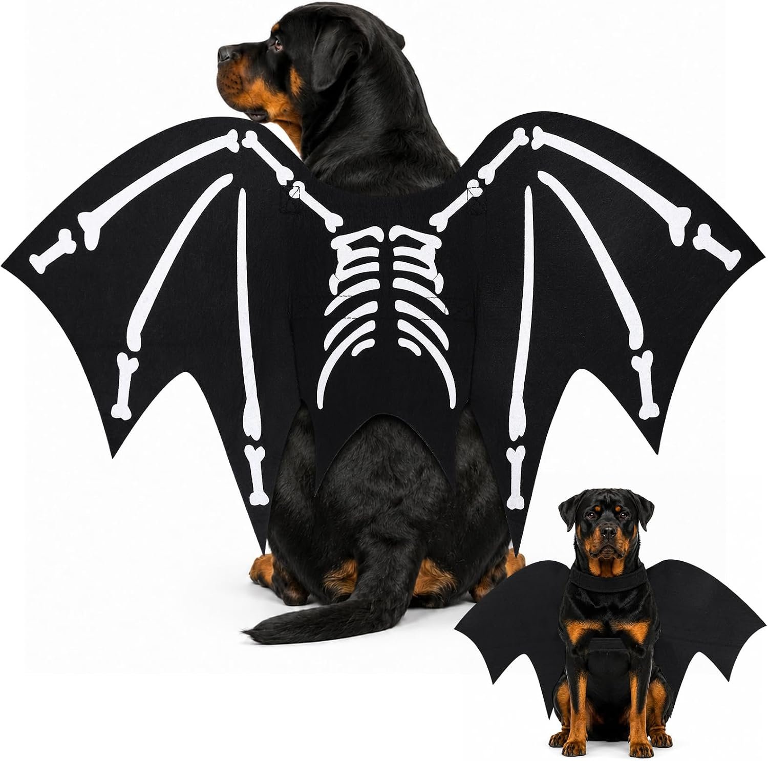 Halloween Dog Costume Glow in The D...