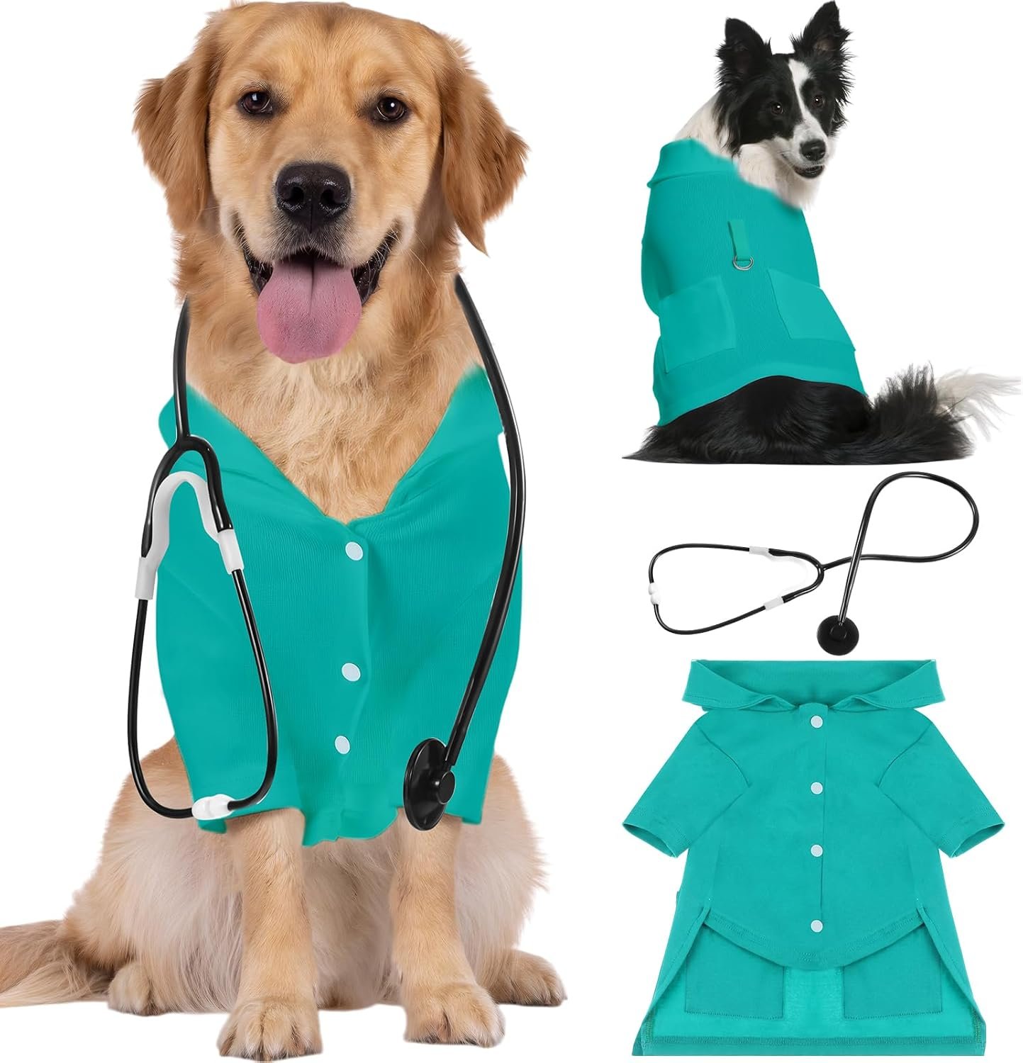 Dog Doctor Costume Cat Surgeon Nurs...