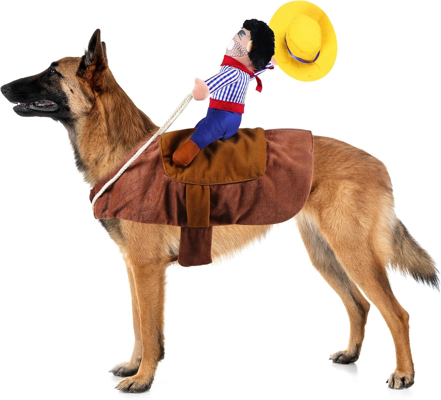 GOYOSWA Dog Cowboy Costume, Dog Hal...