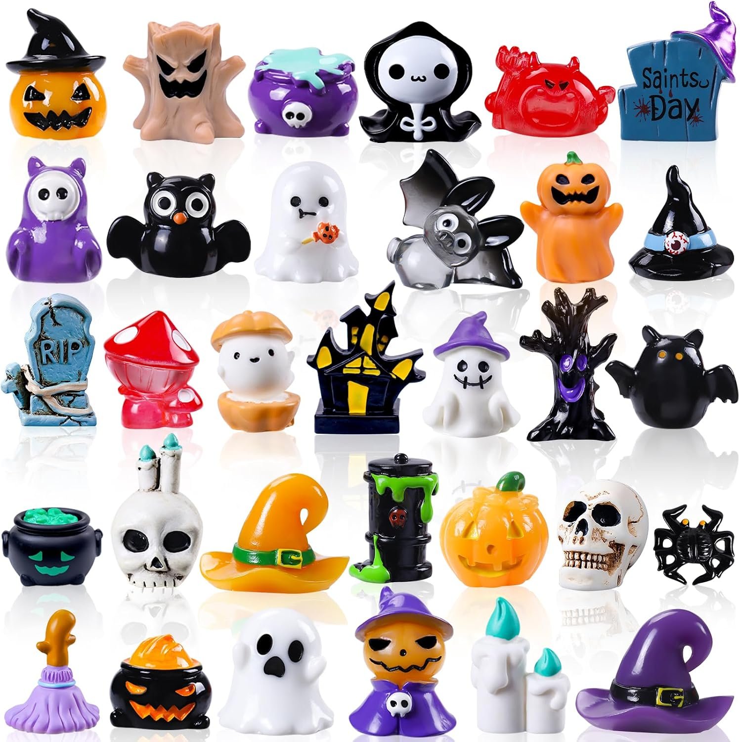 DIYDEC 32pcs Halloween Mini Resin F...