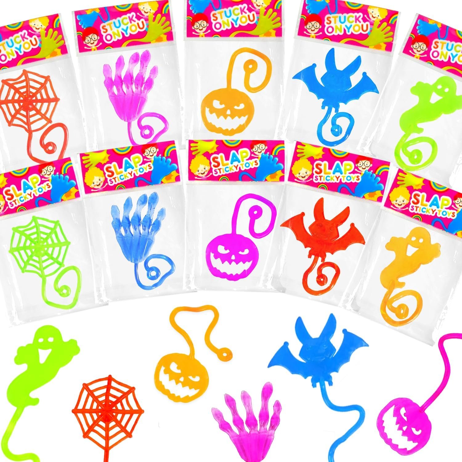 Bulk Halloween Sticky Hands Party F...