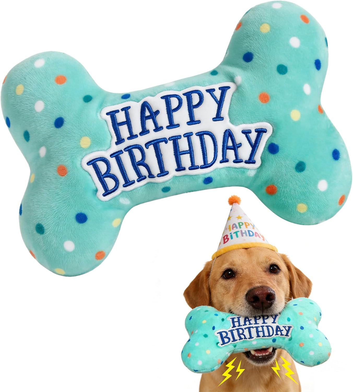 PrimePets Dog Birthday Toys, Plush ...