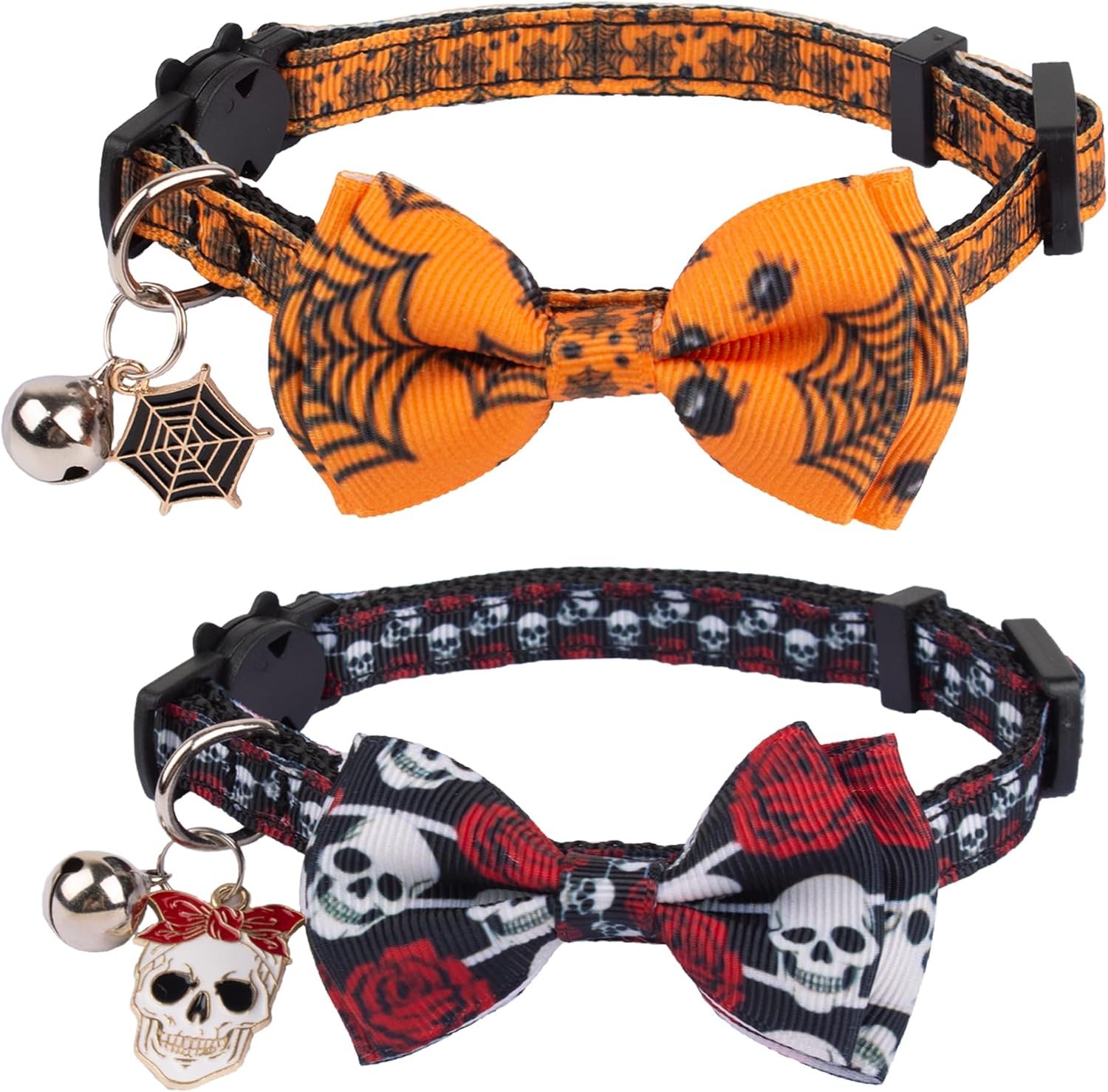 ADOGGYGO Halloween Cat Collar with ...