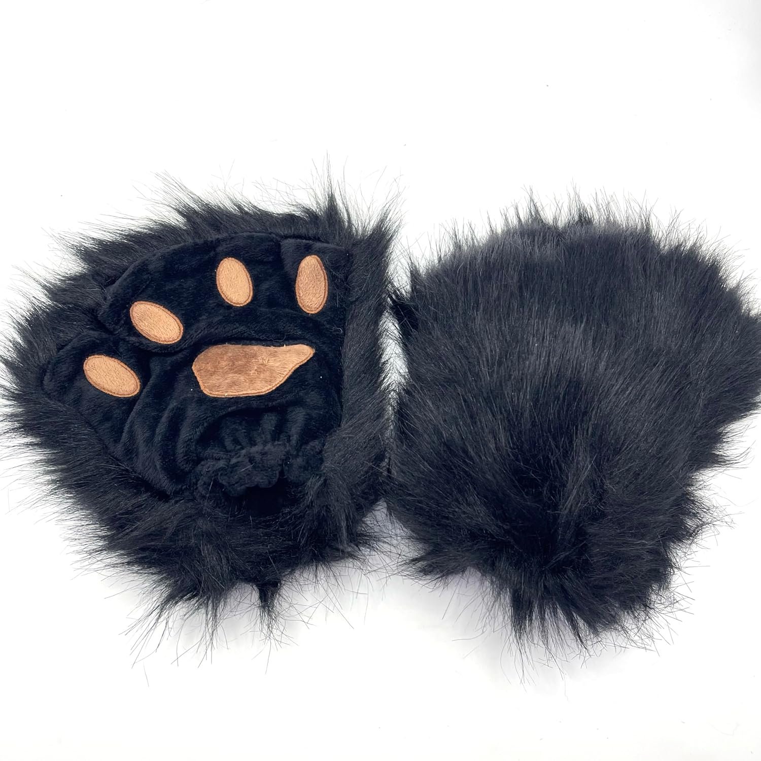 Therian Tail and Mask Set Women Halloween Costume Fox tail Wolf Mask cat ears Cosplay for fox mask paws - Image 5