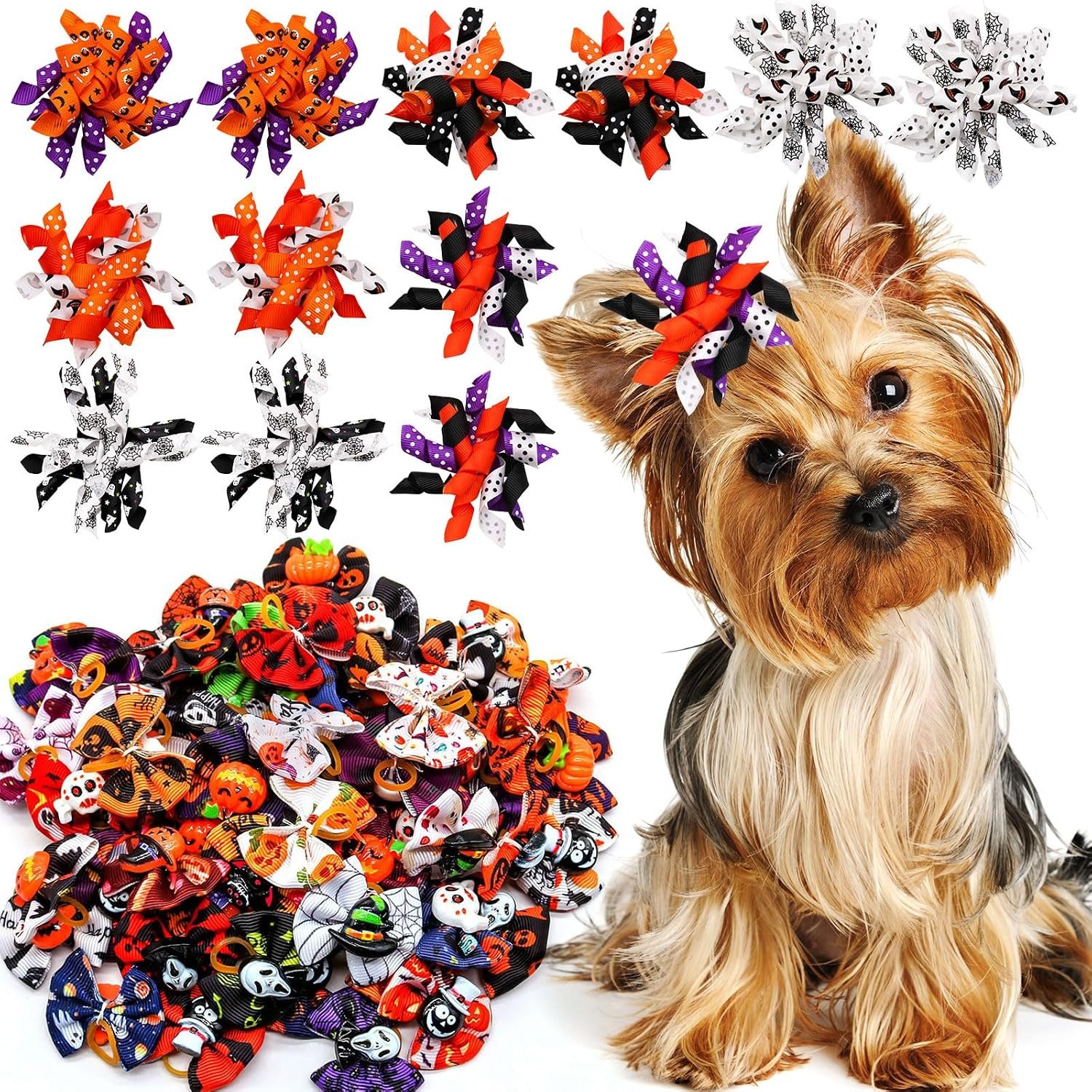 Halloween Decorations for Dog 60Pcs...