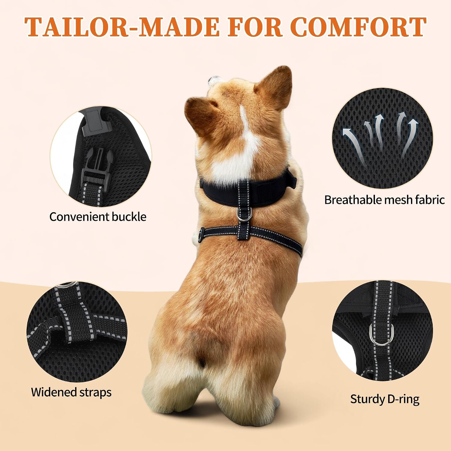 Dog Tuxedo for Wedding, Pet Tuxedo Suit with Bow Tie, Pet Costumes for Small Dogs, Formal Party Attire for Halloween Christmas, Medium, Black White - Image 5