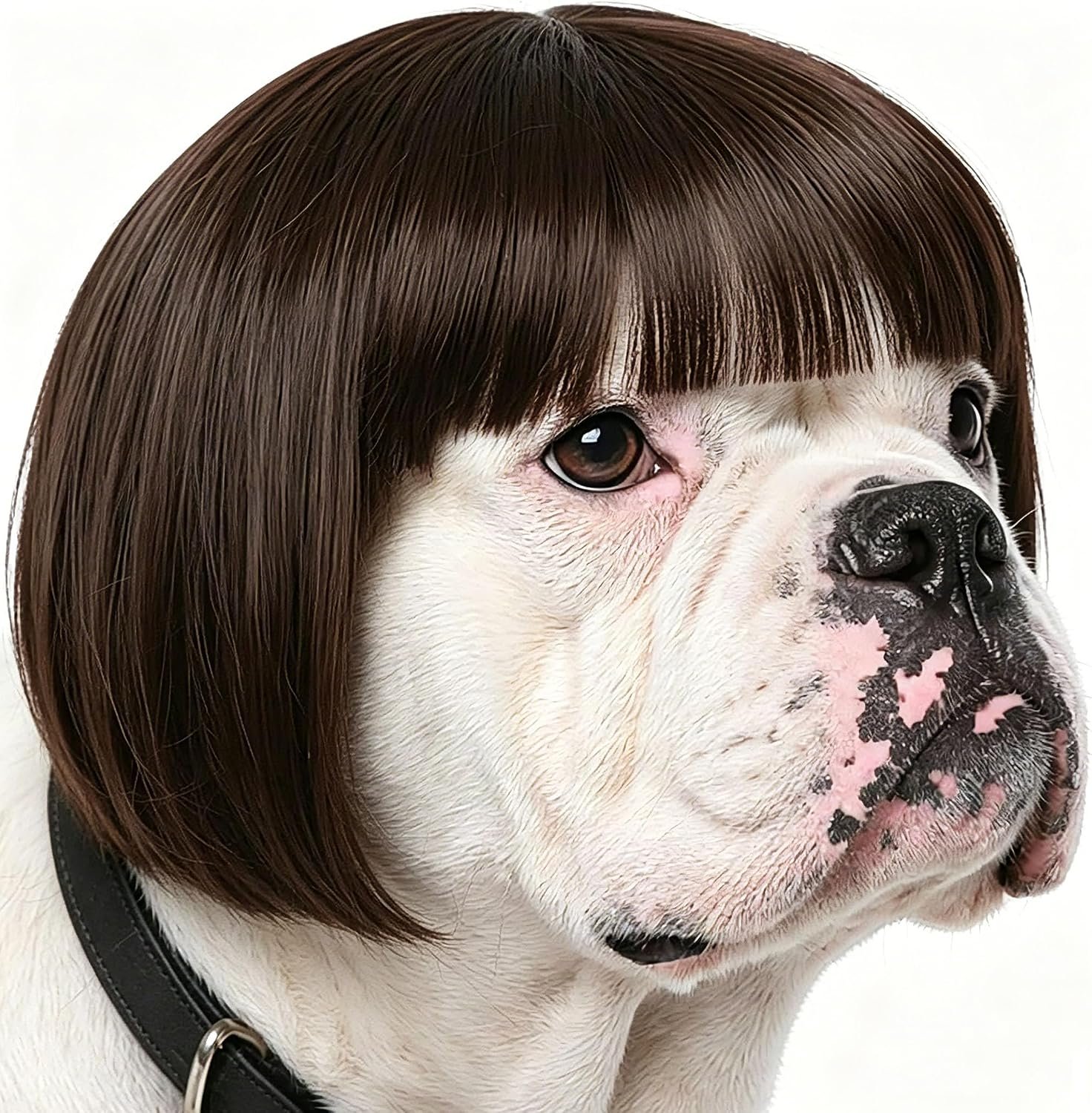 Dog Wig Costume with Adjustable Ela...