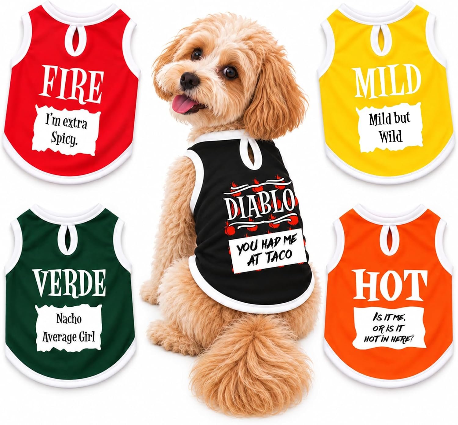 Funny Halloween Tank Top for Dogs, ...