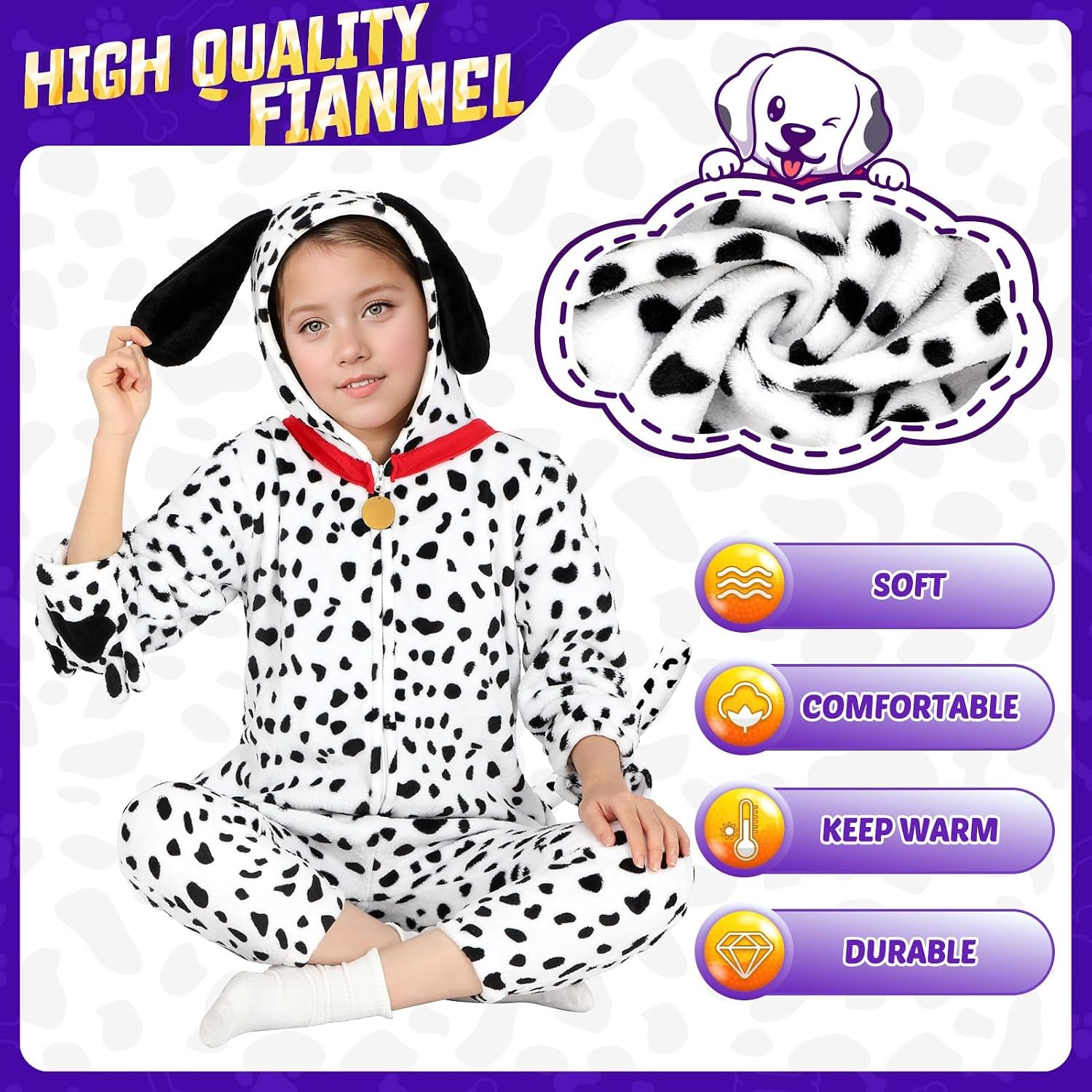 GIFTINBOX Halloween Cat Costume for Girls Kids, Cheetah Leopard Costume - Image 2