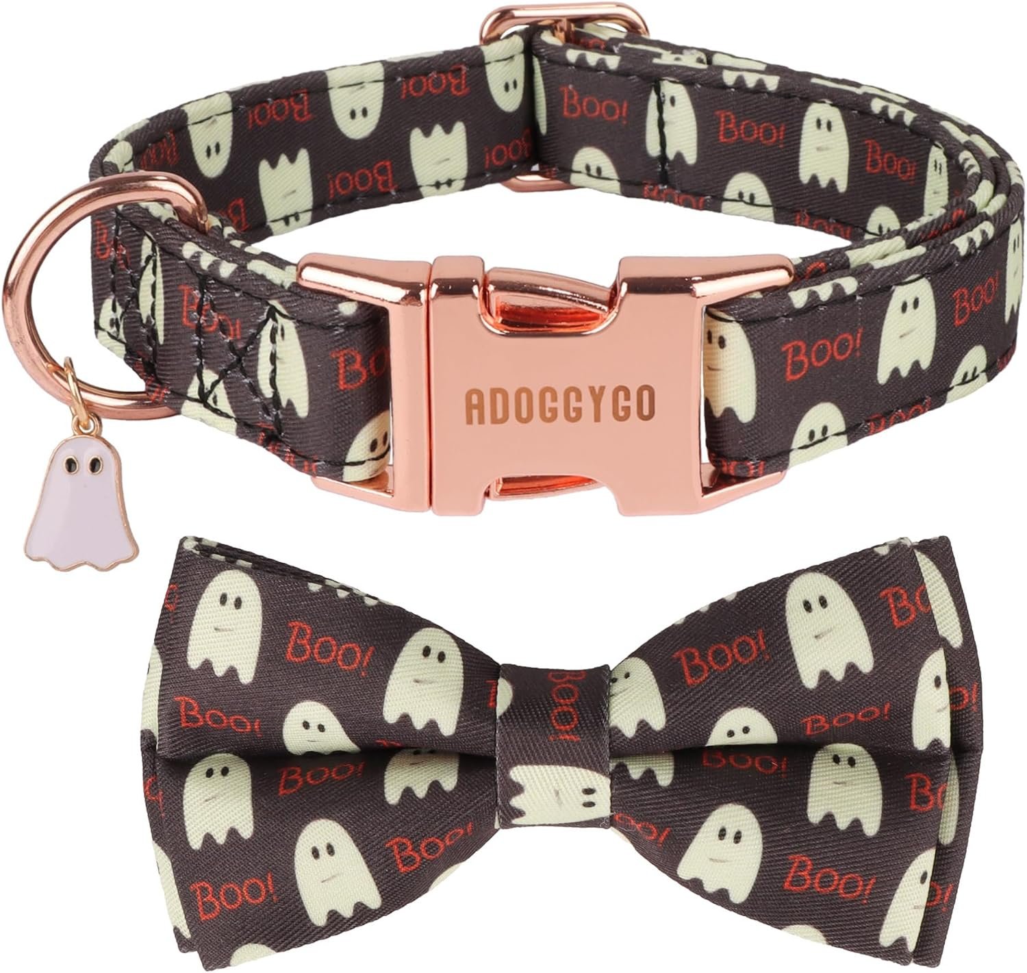 ADOGGYGO Halloween Dog Collar with ...